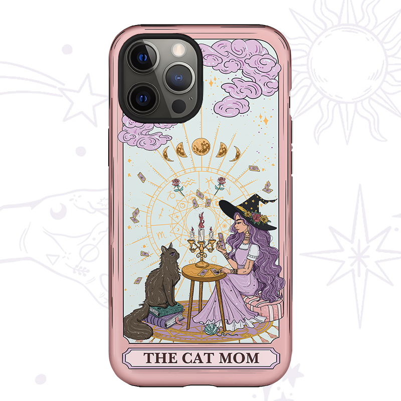 Purplehecate The Cat Witch Mom Tarot Phone Case