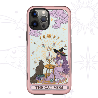 Purplehecate The Cat Witch Mom Tarot Phone Case