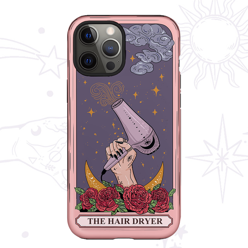 Purplehecate The Hair Dryer Tarot Phone Case