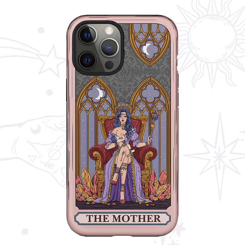 Purplehecate The Mother Tarot Card Phone Case