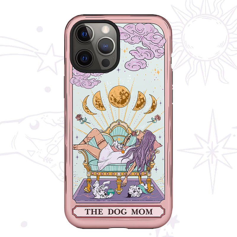 Purplehecate The Dog Mom Tarot Card Phone Case