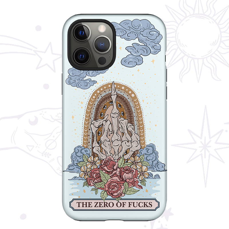 Purplehecate The Zero Of Fucks Phone Case