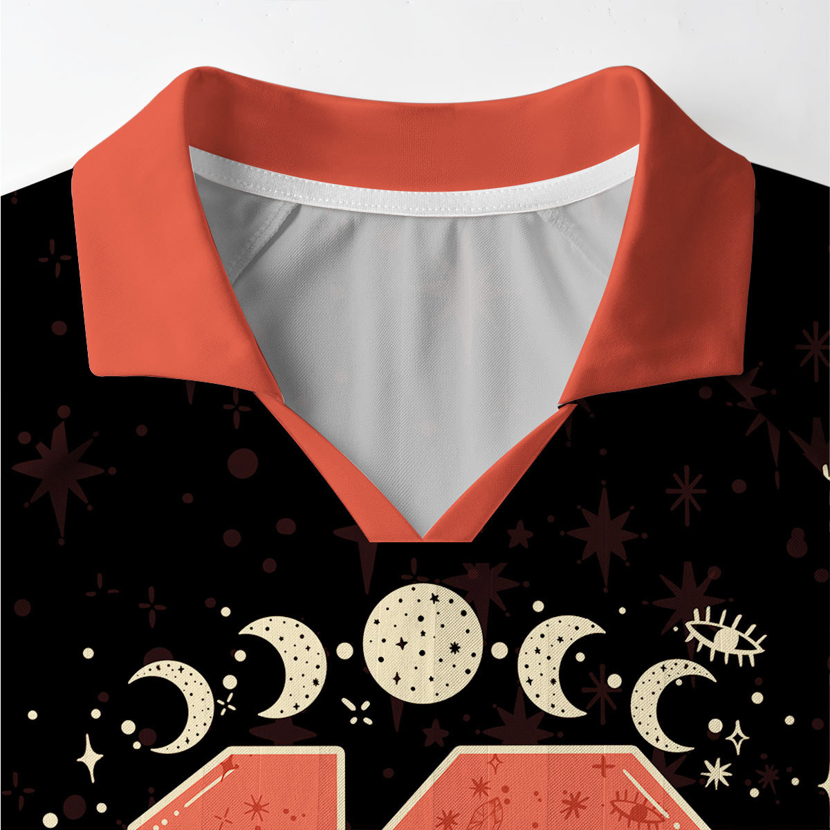 Purplehecate Mystical Moon Phases Snake Long Sleeve Jersey Shirt