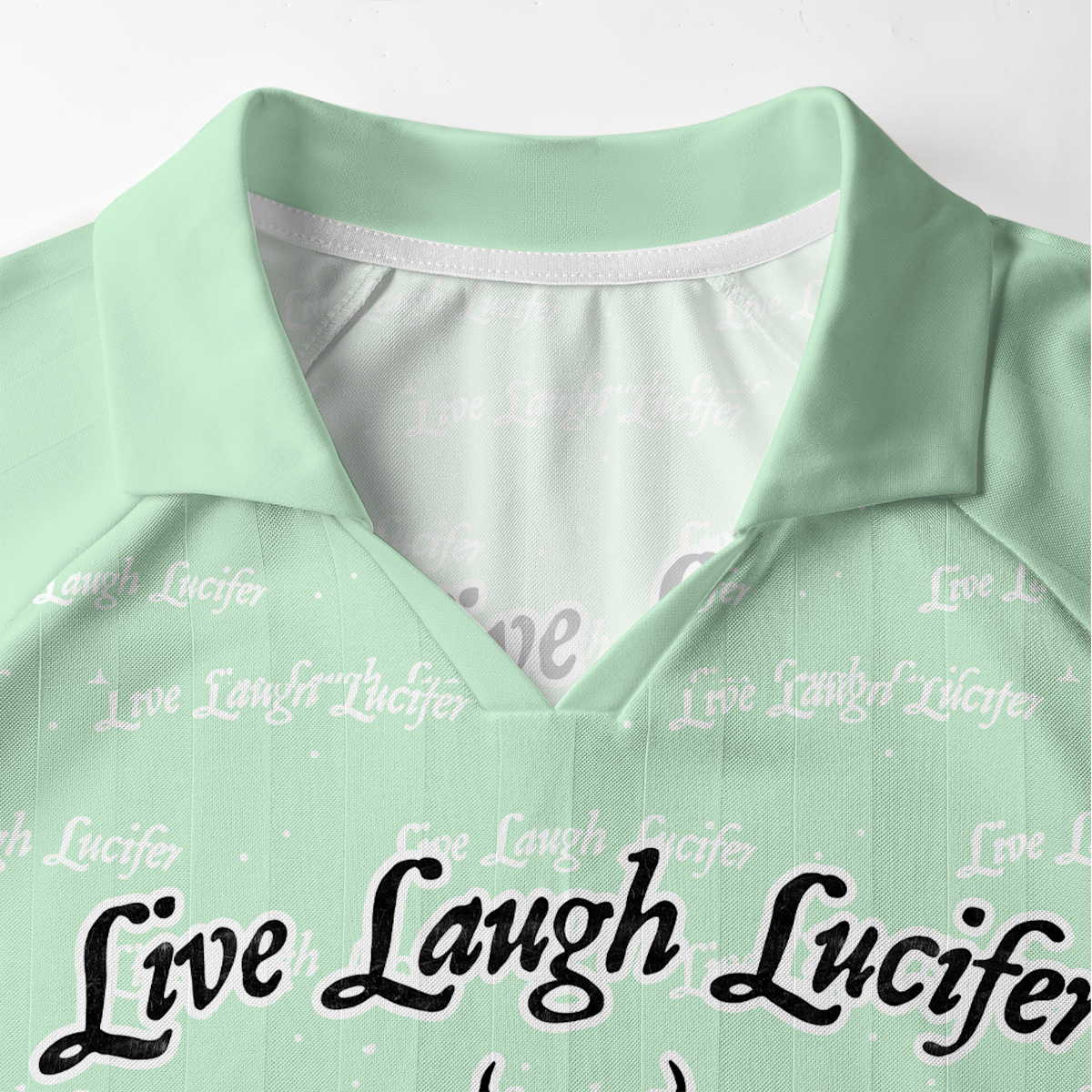 Purplehecate Live Laugh Lucifer Long Sleeve Jersey Shirt