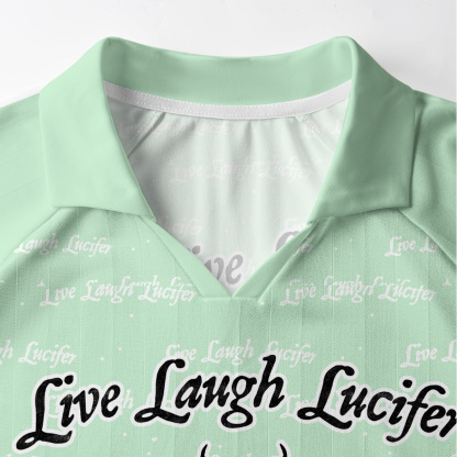 Purplehecate Live Laugh Lucifer Long Sleeve Jersey Shirt