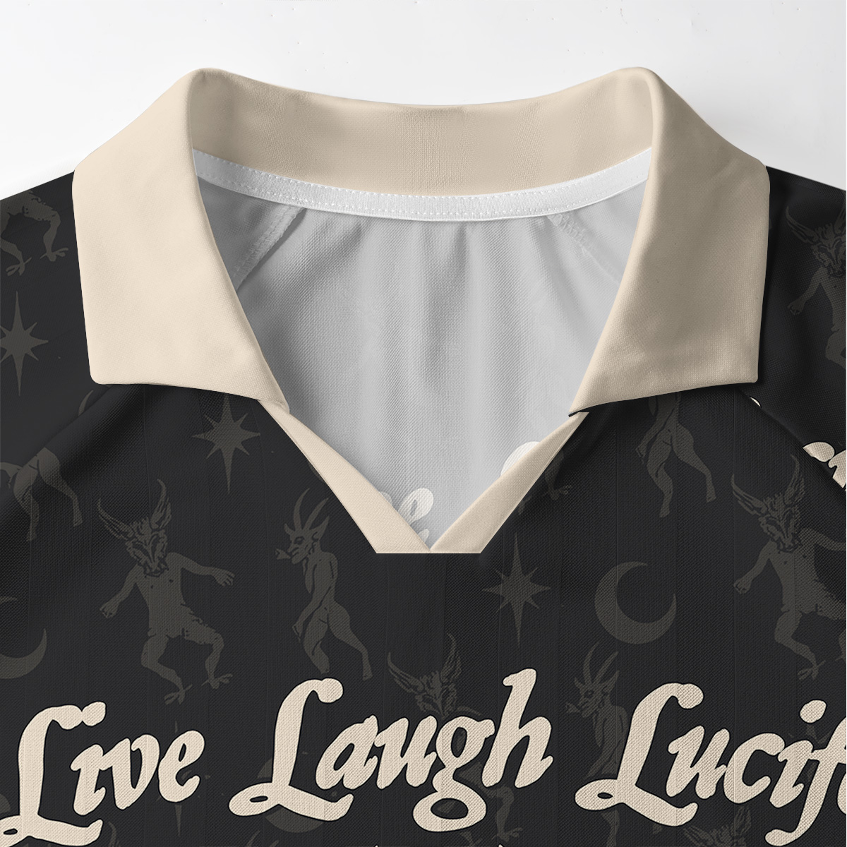 Purplehecate Live Laugh Lucifer With Wicked Delight Long Sleeve Jersey Shirt