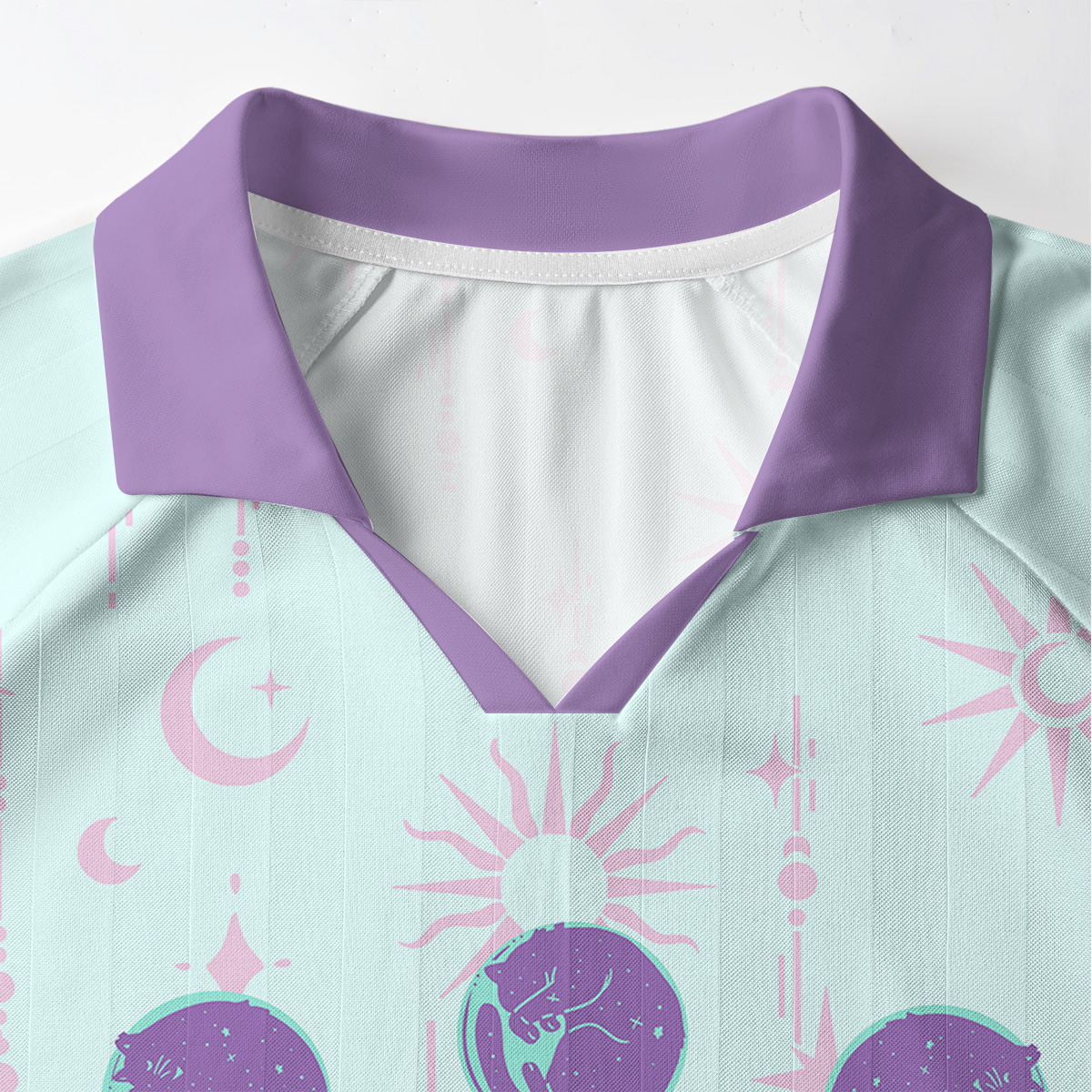 Purplehecate The Cat Mom Long Sleeve Jersey Shirt