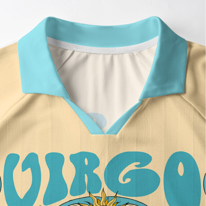 Purplehecate Virgo Spirit Zodiac Long Sleeve Jersey Shirt