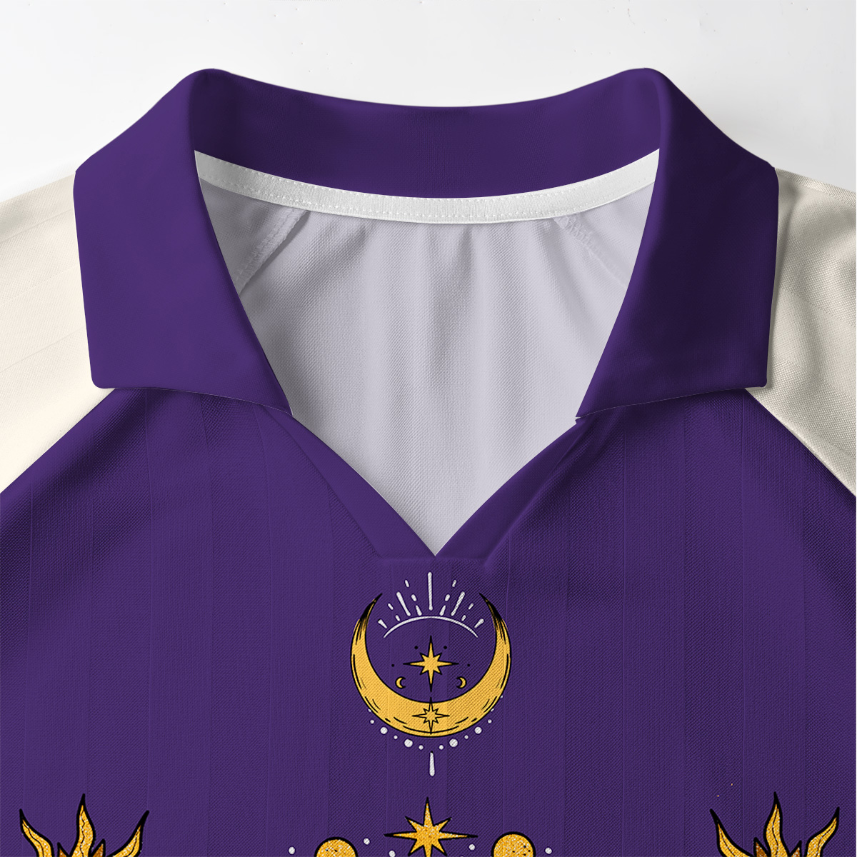 Purplehecate Capricorn Zodiac Long Sleeve Jersey Shirt