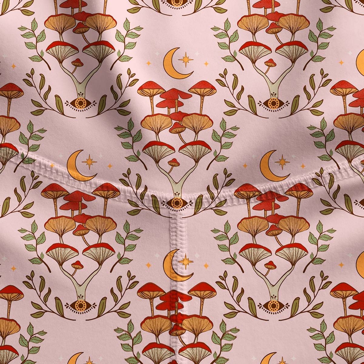 Purplehecate Psychedelic Mushrooms Yoga Pants