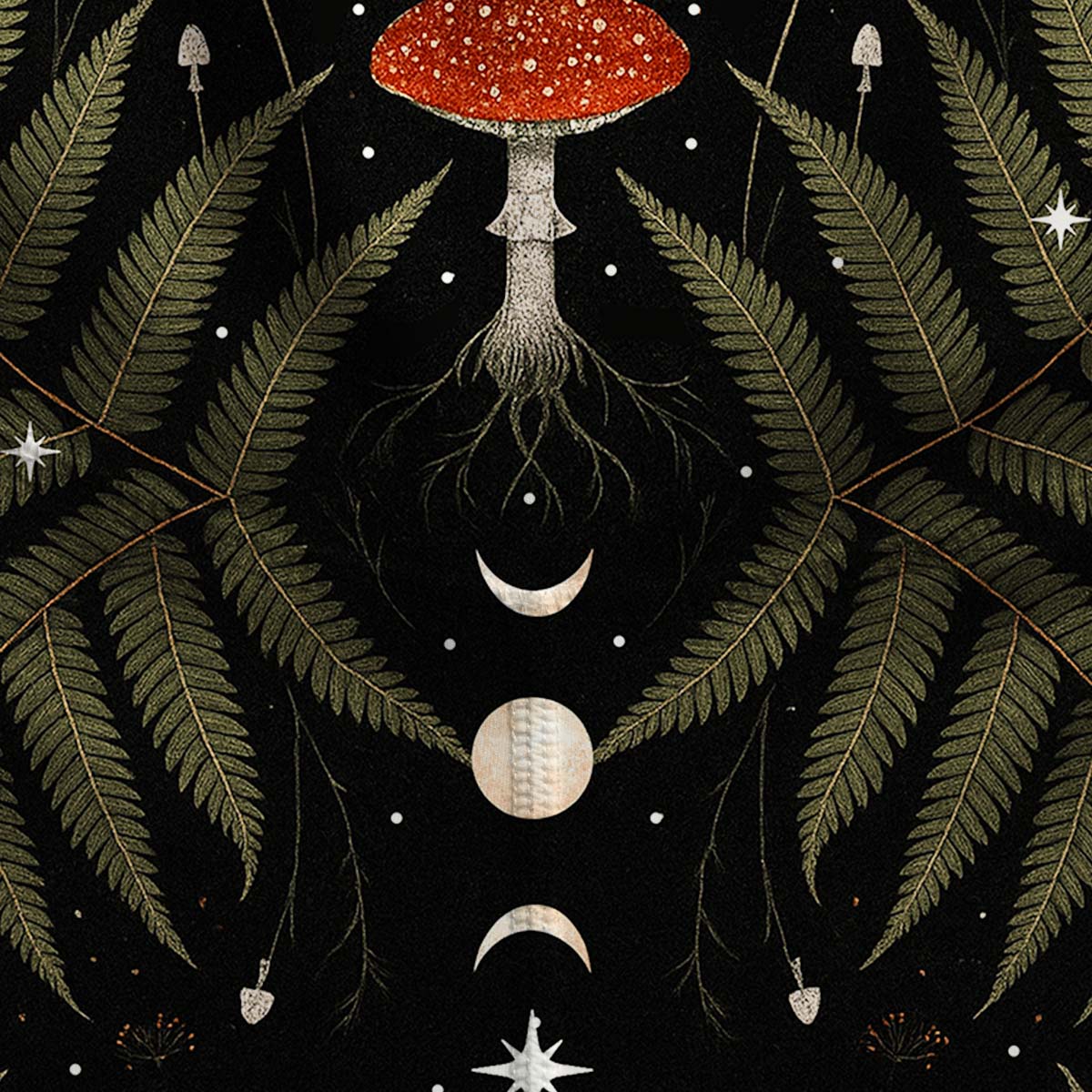 Purplehecate Moonlit Mushroom Gown Yoga Pants