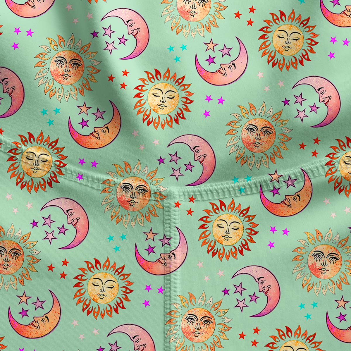 Purplehecate Dancing Suns and Lunar Dreams Yoga Pants Yoga Pants