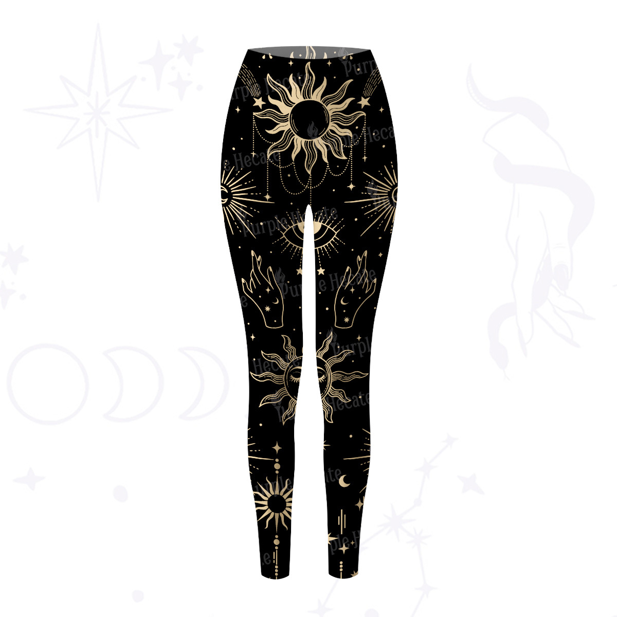 Purplehecate Solar Oracle Yoga Pants