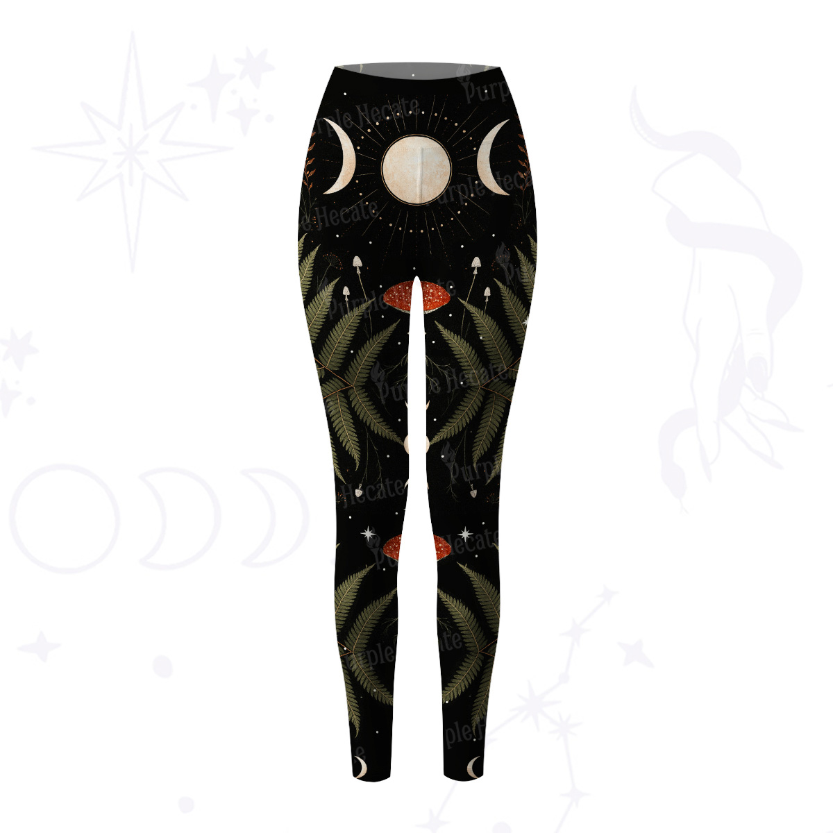Purplehecate Moonlit Mushroom Gown Yoga Pants