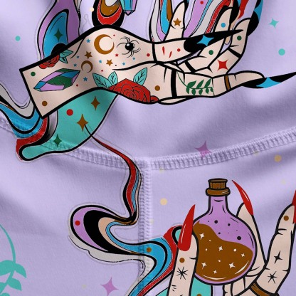 Purplehecate Astrological Secrets Yoga Pants