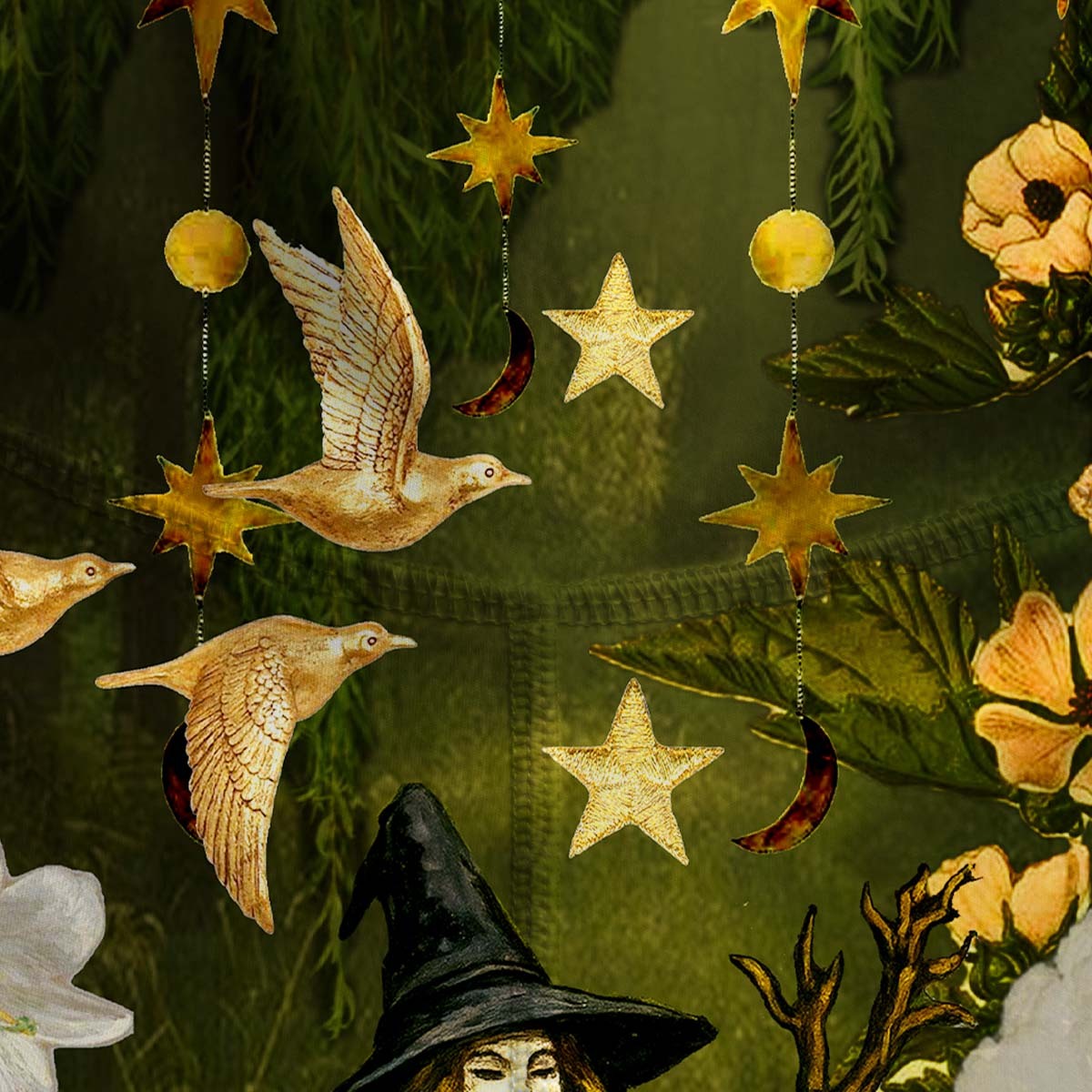 Purplehecate Garden of the Celestial Witch Yoga Pants