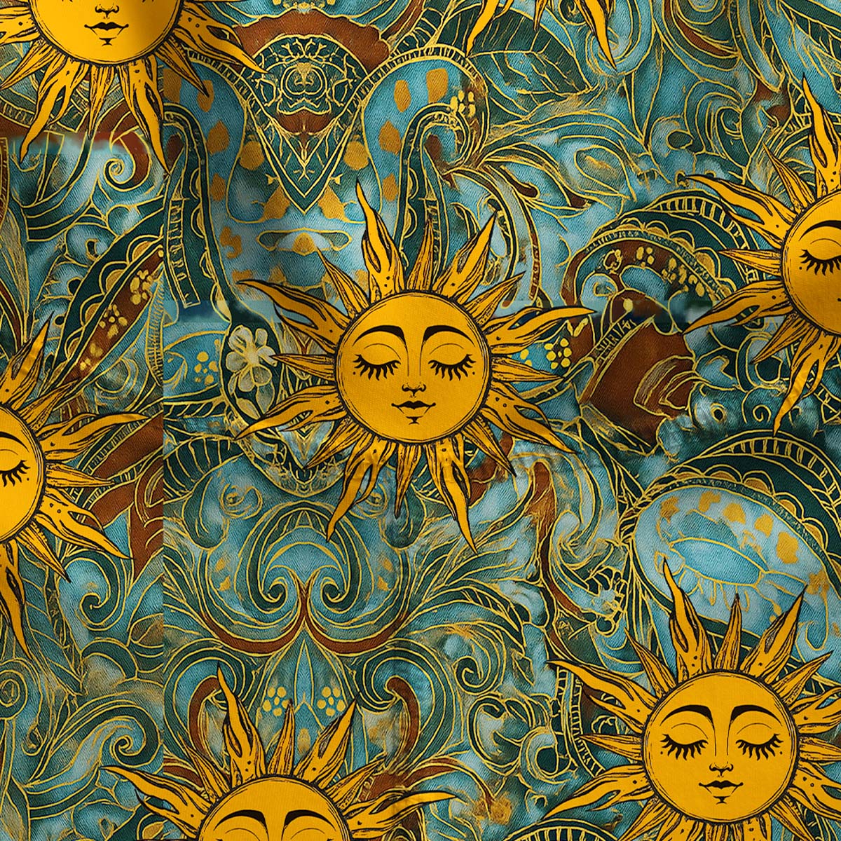 Purplehecate Golden Sun Whee Yoga Pants