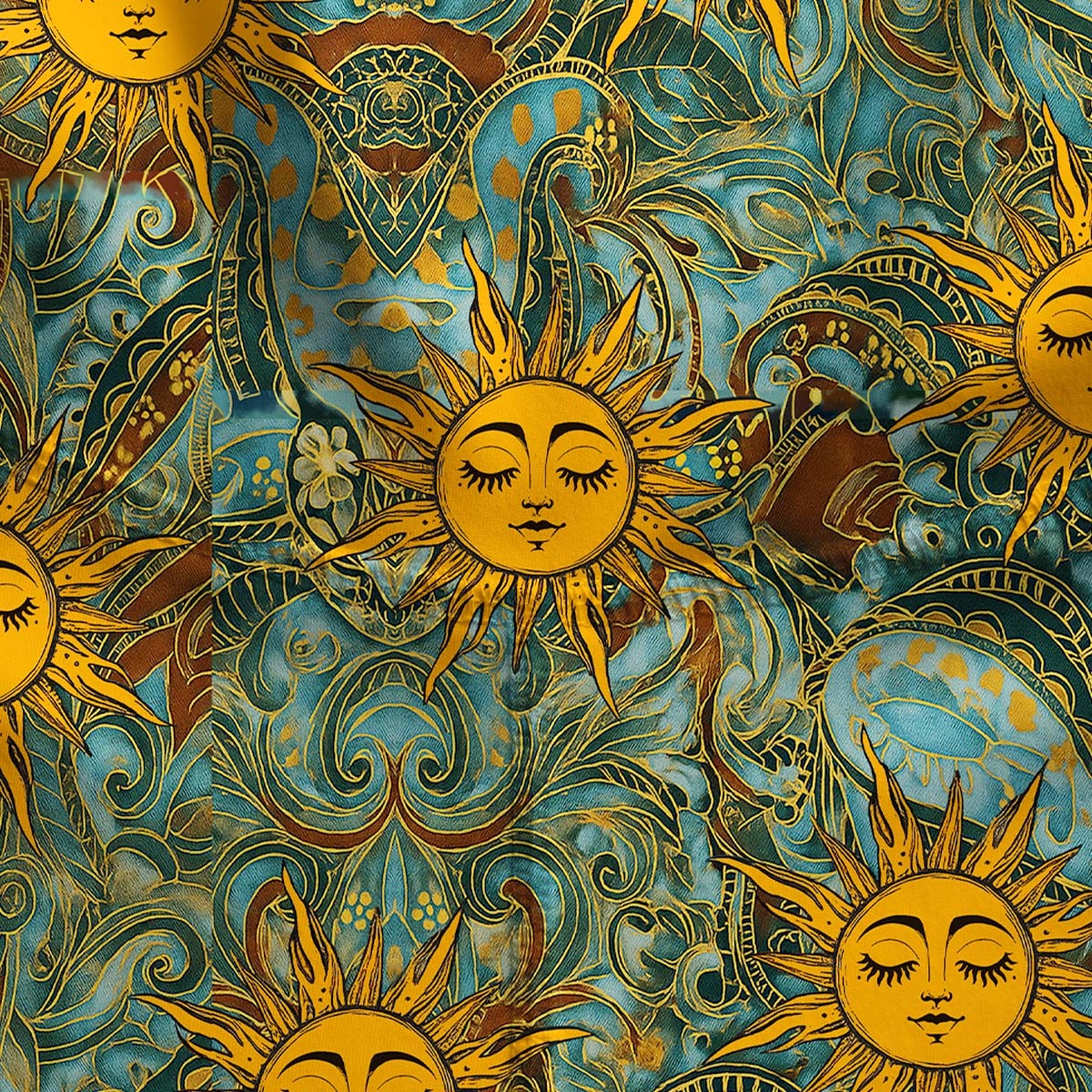 Purplehecate Golden Sun Whee Yoga Pants