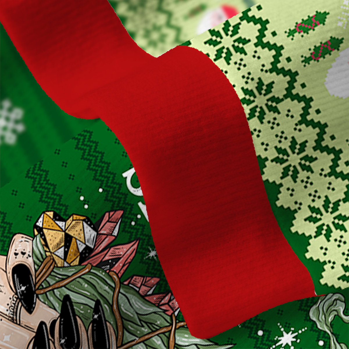 Purplehecate Smudge That Shit Ugly Cardigan Sweaters