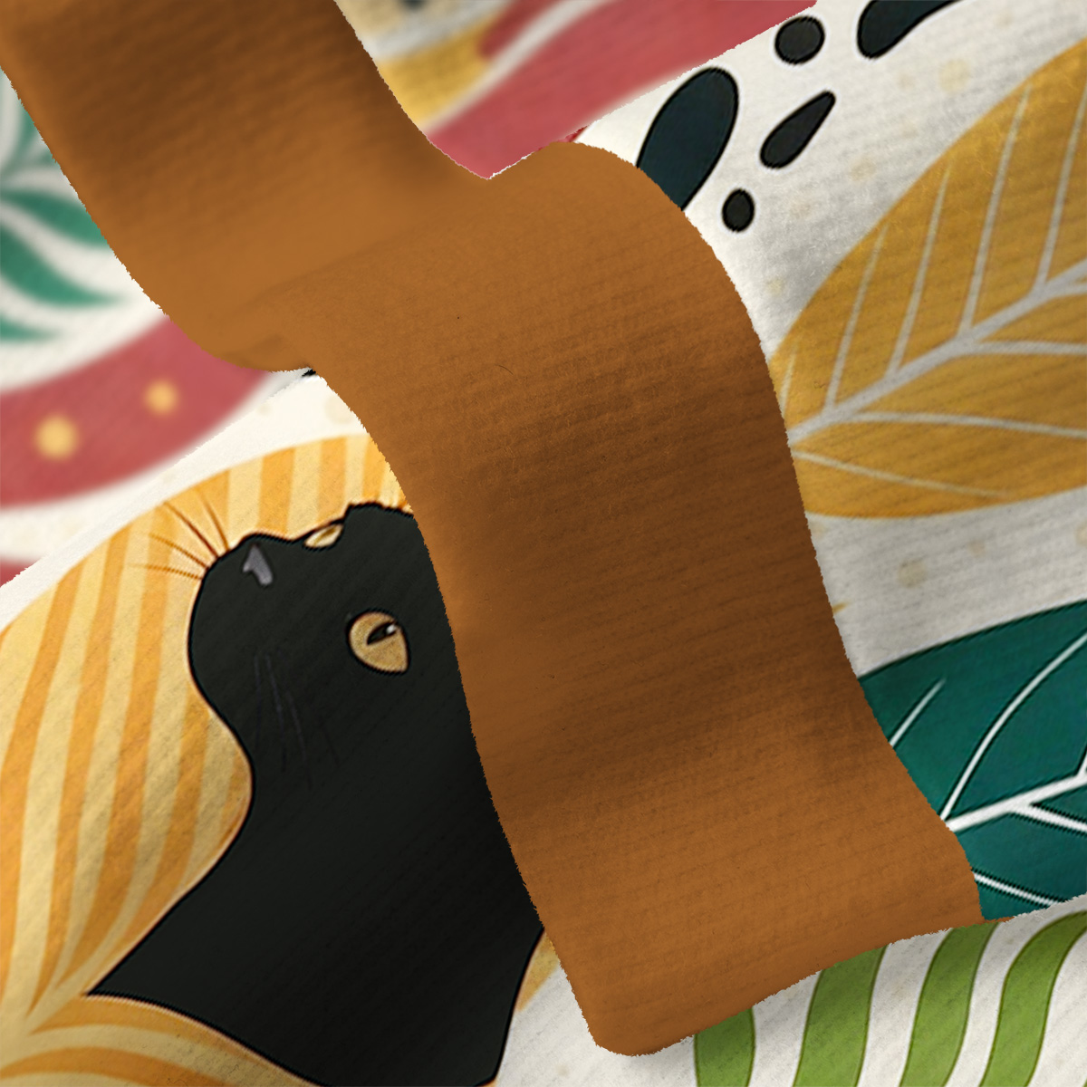 Purplehecate Mystic Forest Cat Ugly Cardigan Sweaters