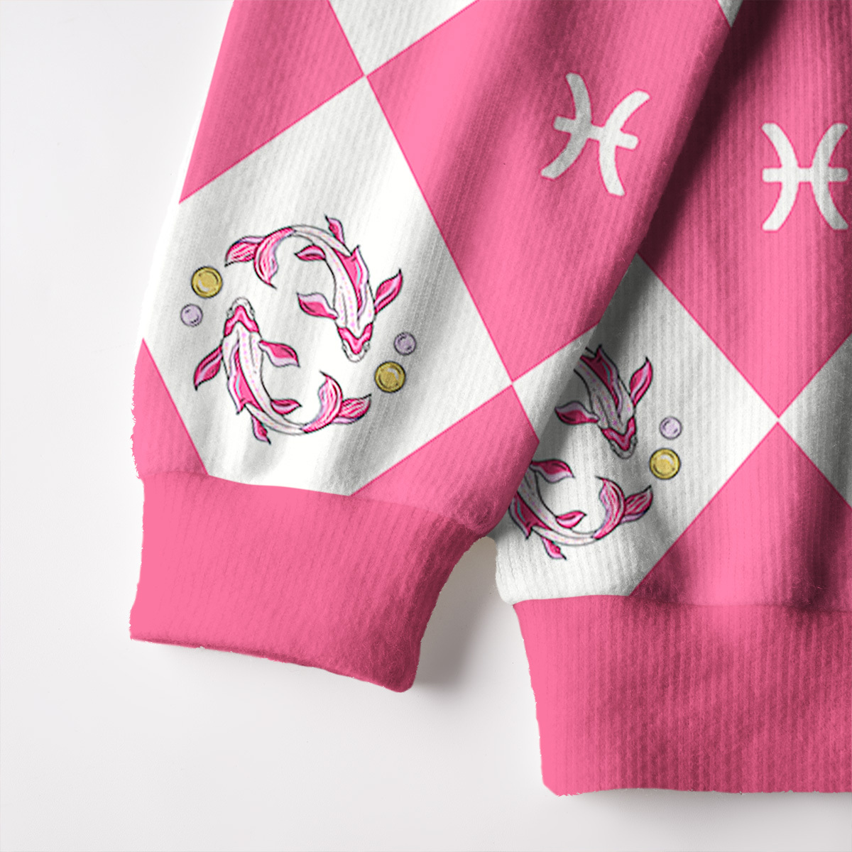 Purplehecate Pisces Spirit Zodiac Ugly Cardigan Sweaters