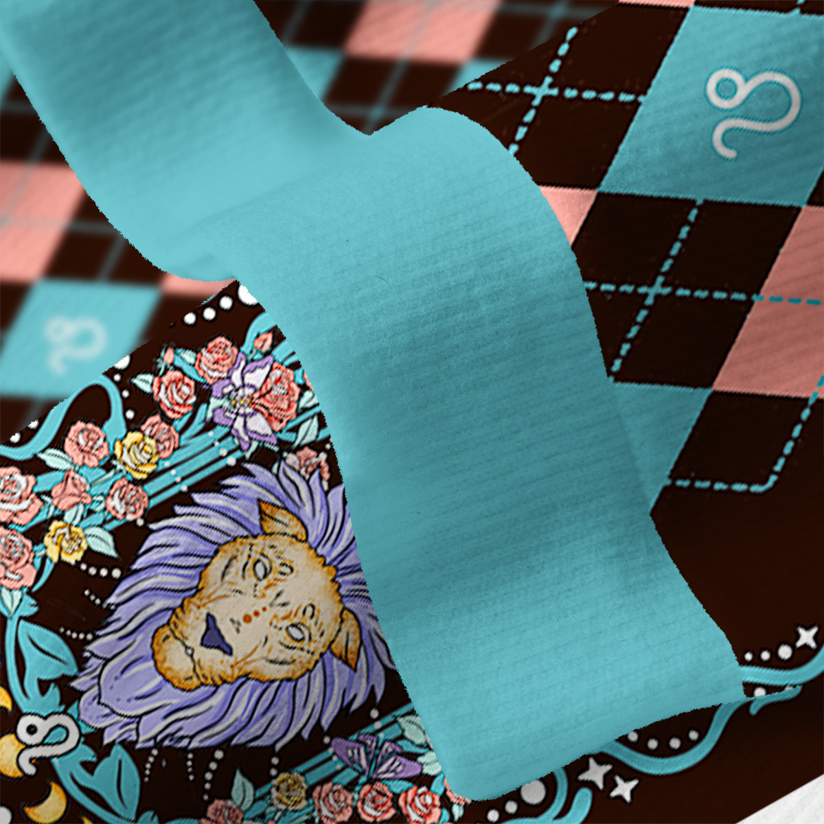 Purplehecate Leo Spirit Zodiac Ugly Cardigan Sweaters