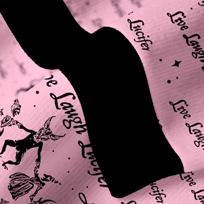 Purplehecate Live Laugh Lucifer Ugly Cardigan Sweaters