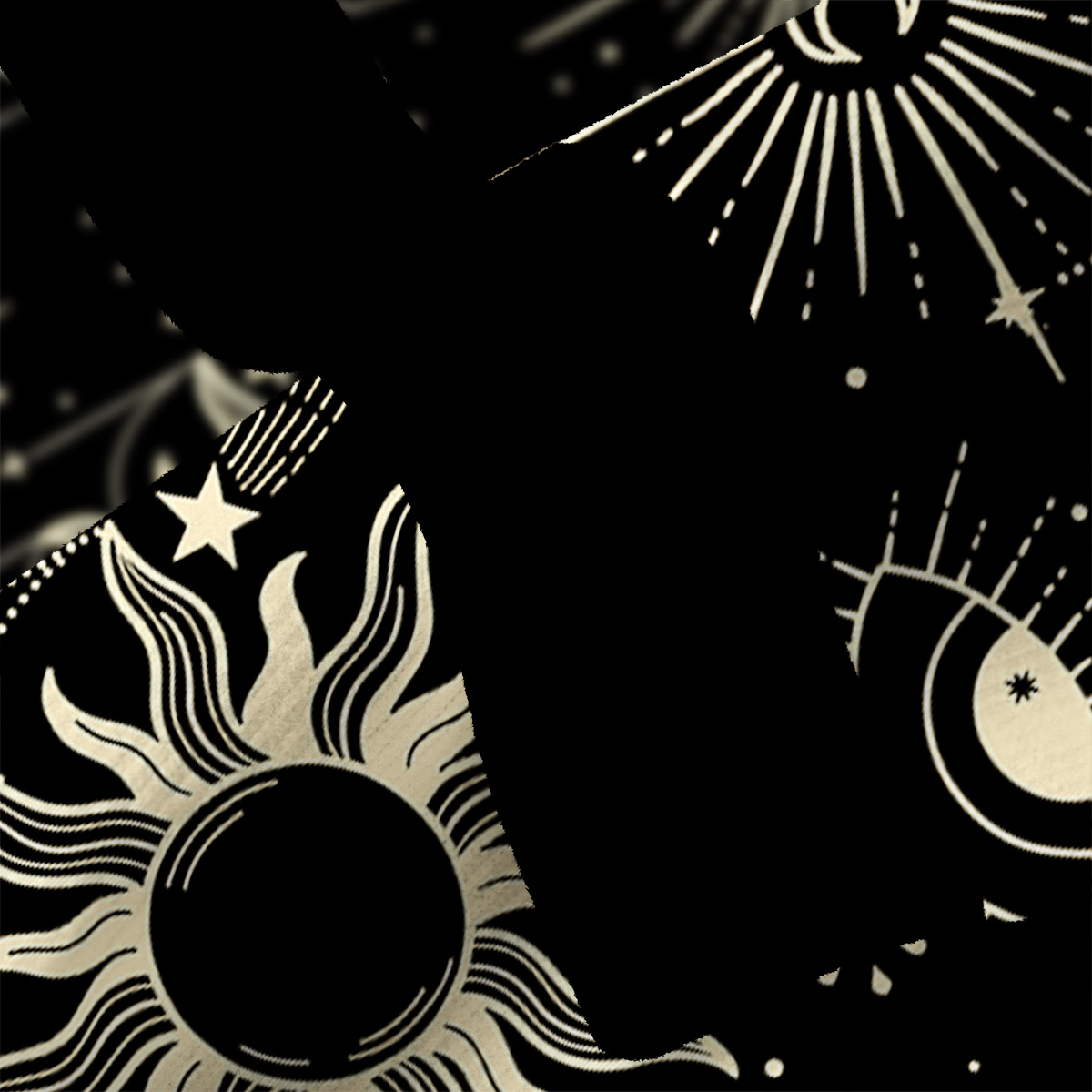 Purplehecate Solar Oracle Fuzzy Ugly Sweatshirt