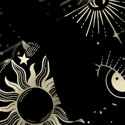 Purplehecate Solar Oracle Fuzzy Ugly Sweatshirt