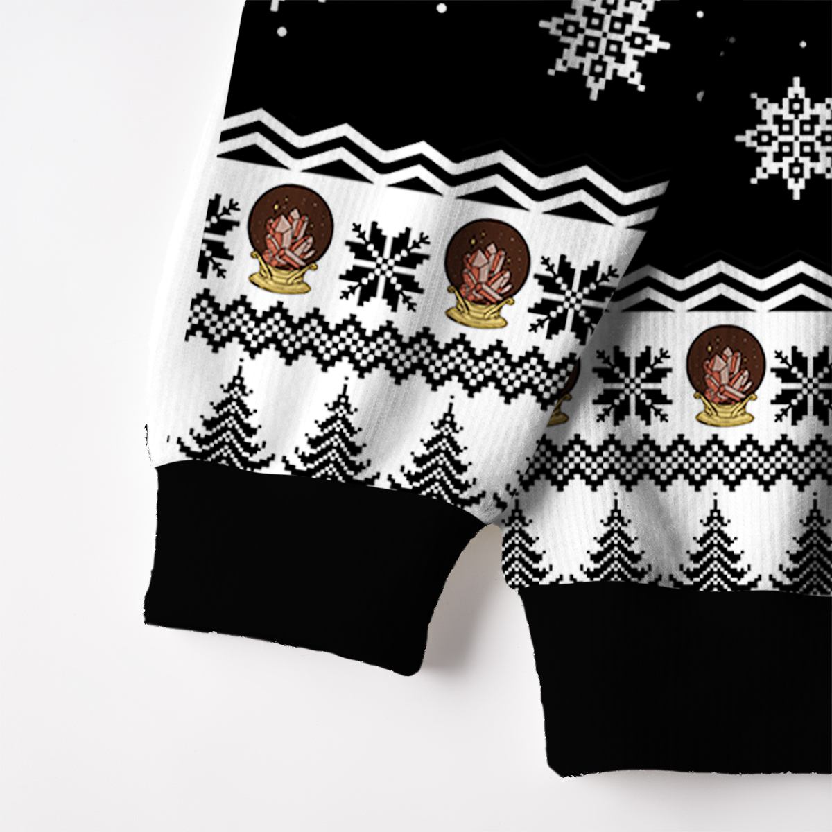 Purplehecate The Reader Tarot Fuzzy Ugly Christmas Sweatshirt