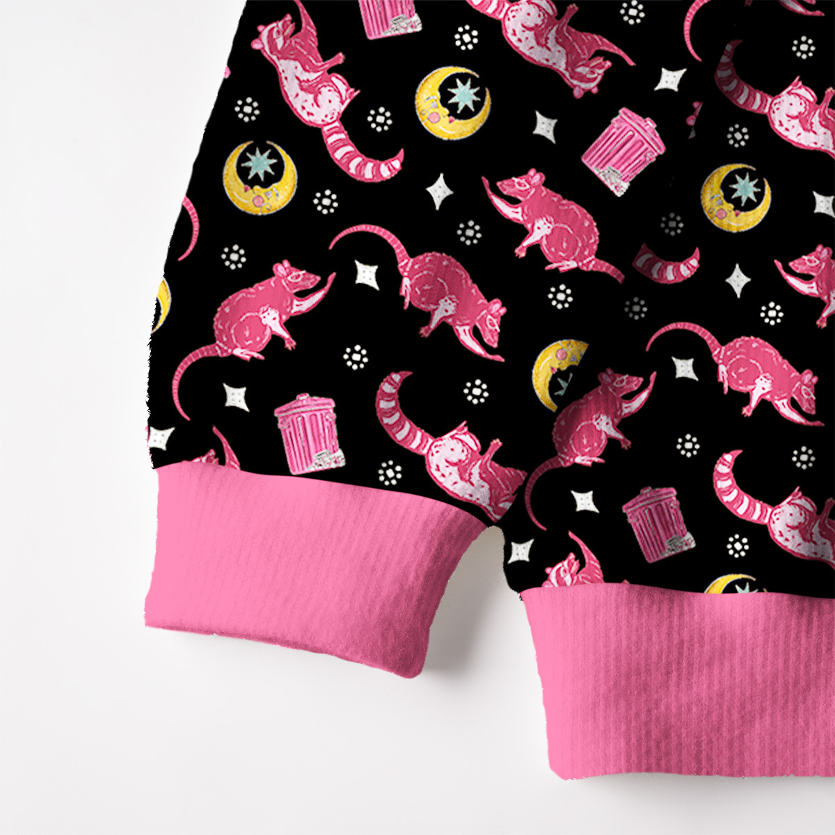 Purplehecate Midnight Raccoon Bandits Ugly Cardigan Sweaters