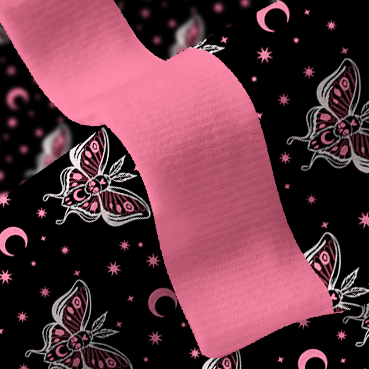 Purplehecate Witchy Lunar Moth Night Ugly Cardigan Sweaters