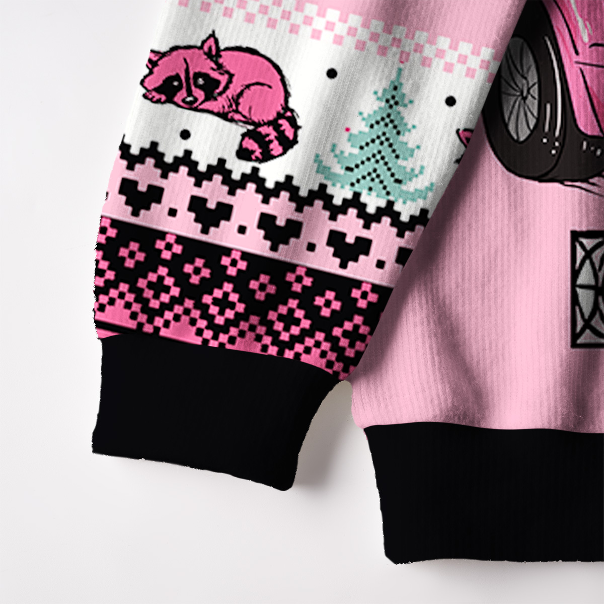 Purplehecate Moonlight Trash Team Fuzzy Ugly Sweatshirt