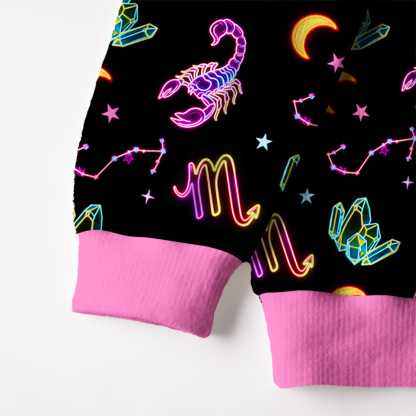 Purplehecate Scorpio Spirit Zodiac Fuzzy Ugly Sweatshirt