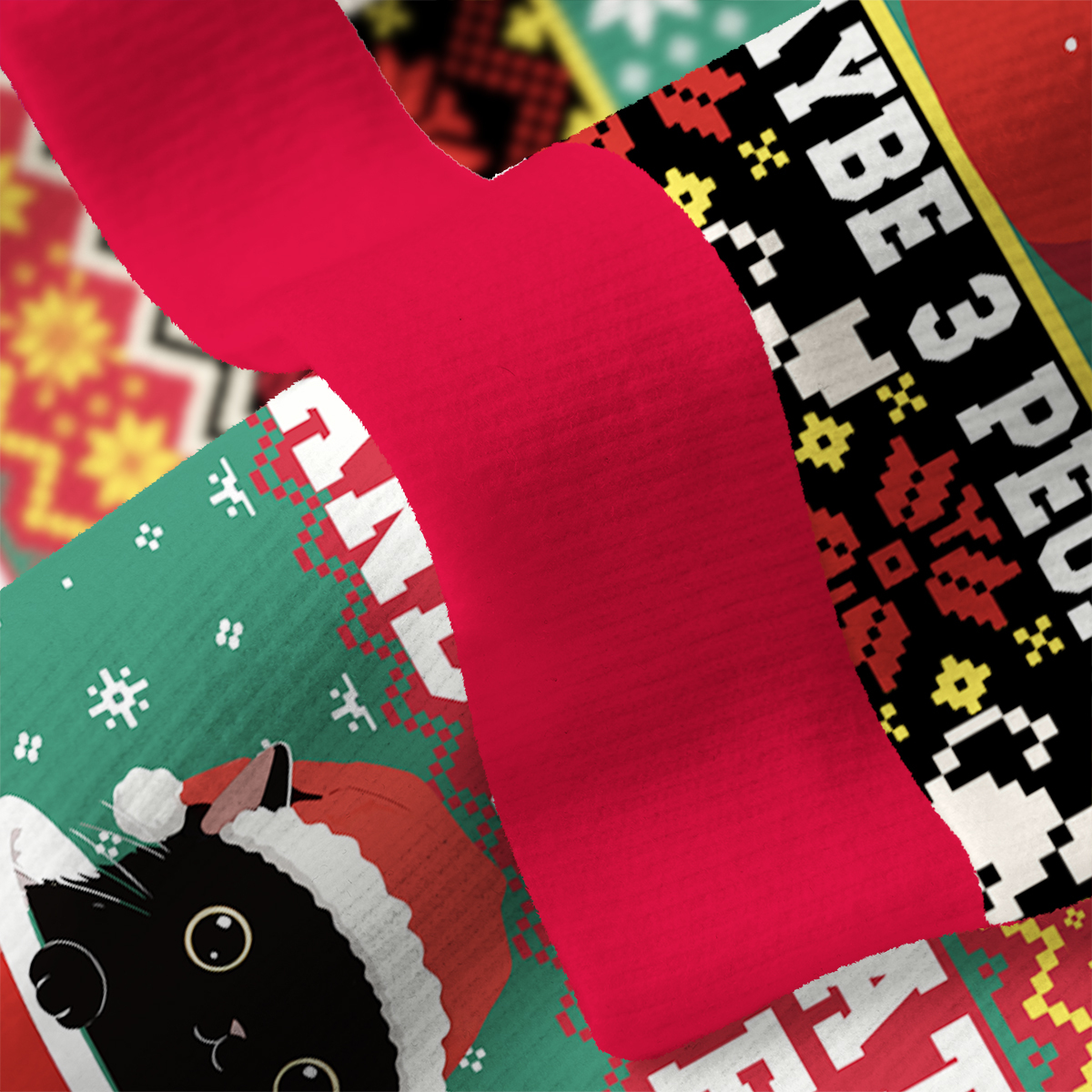 Purplehecate I like Cats And Coffee Ugly Cardigan Sweaters