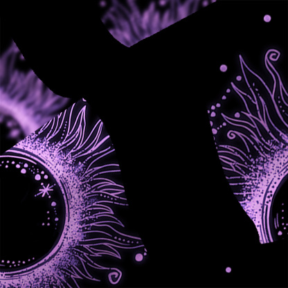 Purplehecate Radiance Of Sun And Moon Ugly Cardigan Sweaters