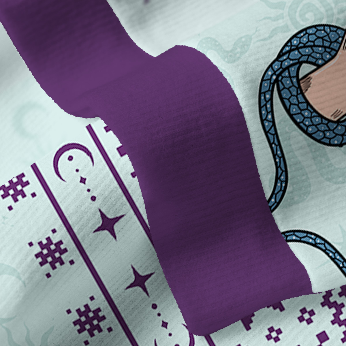 Purplehecate Stay Weird Stay Serpent Ugly Cardigan Sweaters