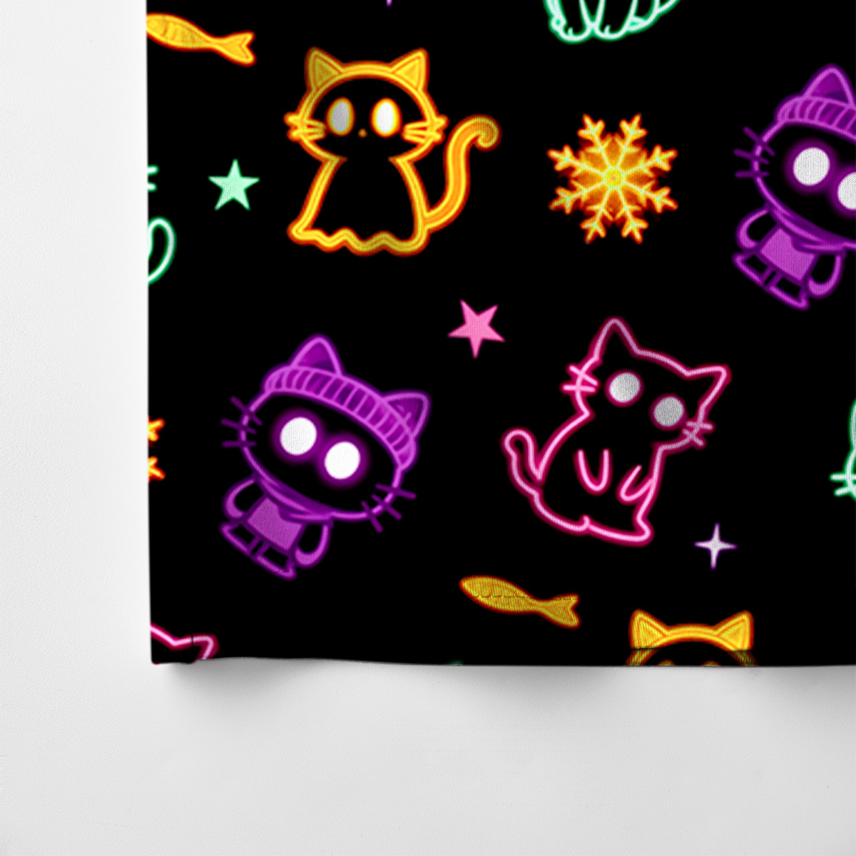 Purplehecate Neon Cat Party Pajamas