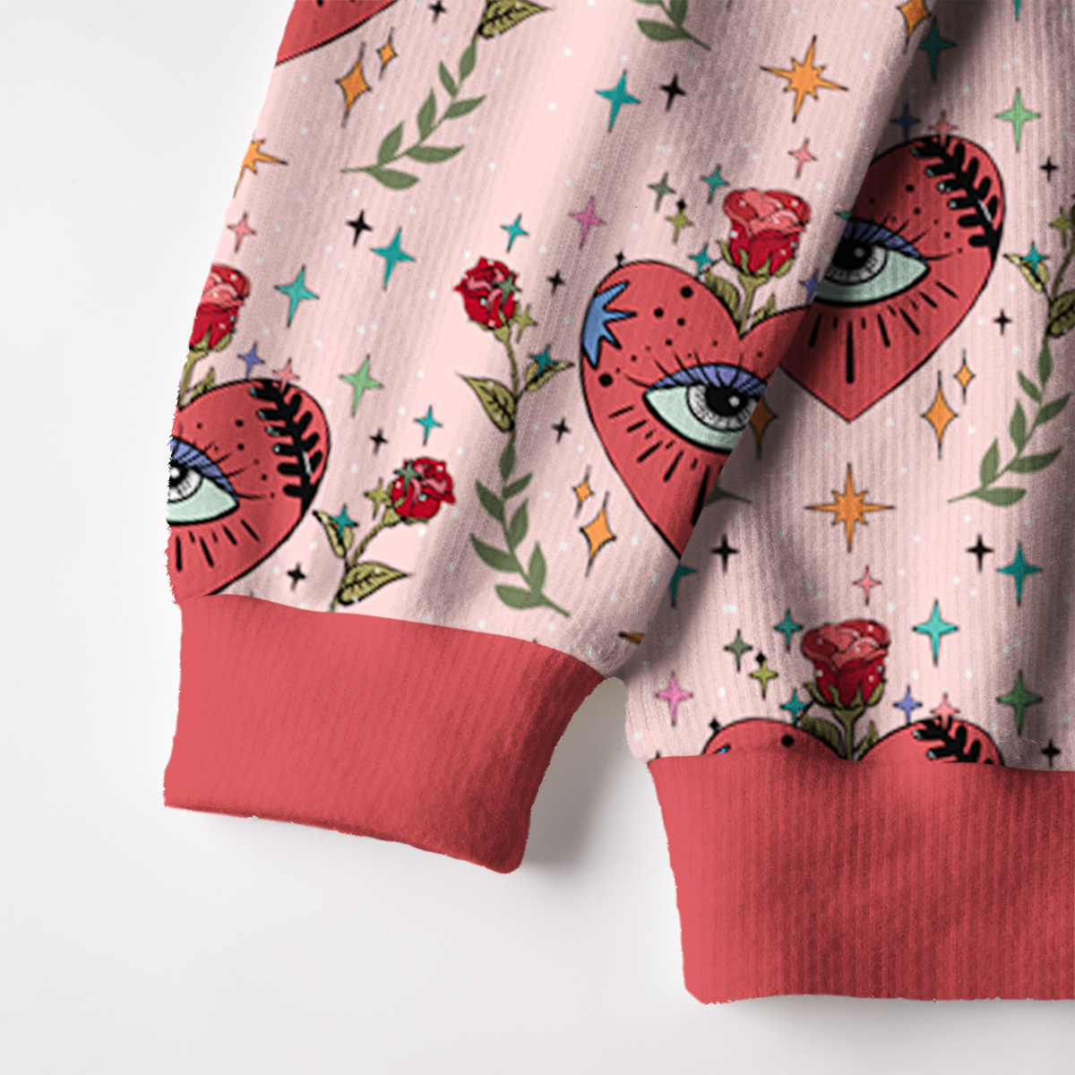 Purplehecate Sacred Heart Ugly Cardigan Sweaters