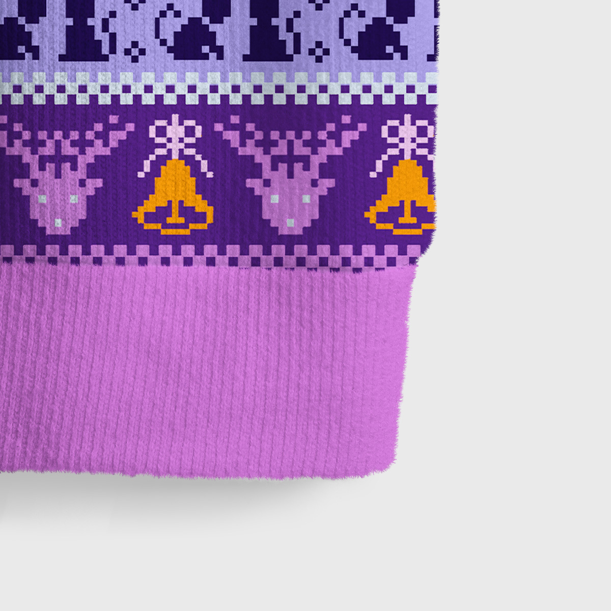 Purplehecate Mystic Cat Beneath the Cosmic Veil Ugly Christmas Vest