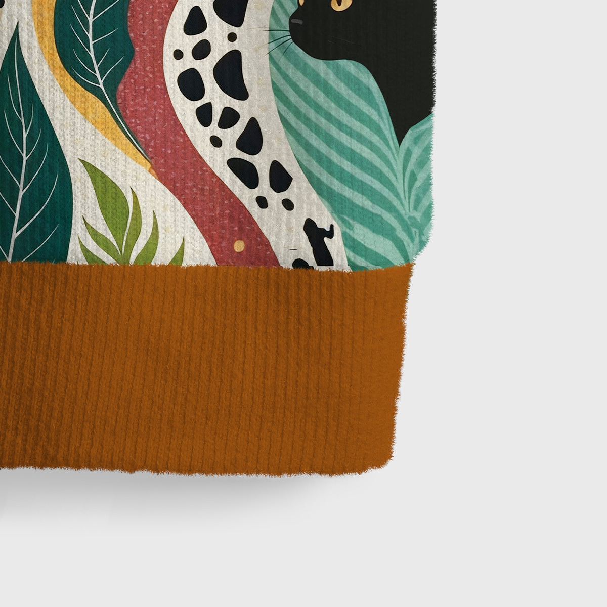 Purplehecate Mystic Forest Cat Ugly Sweater Vest