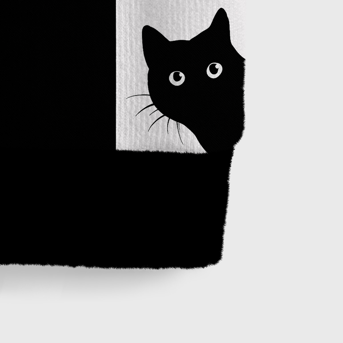 Purplehecate Peekaboo Cats Ugly Sweater Vest