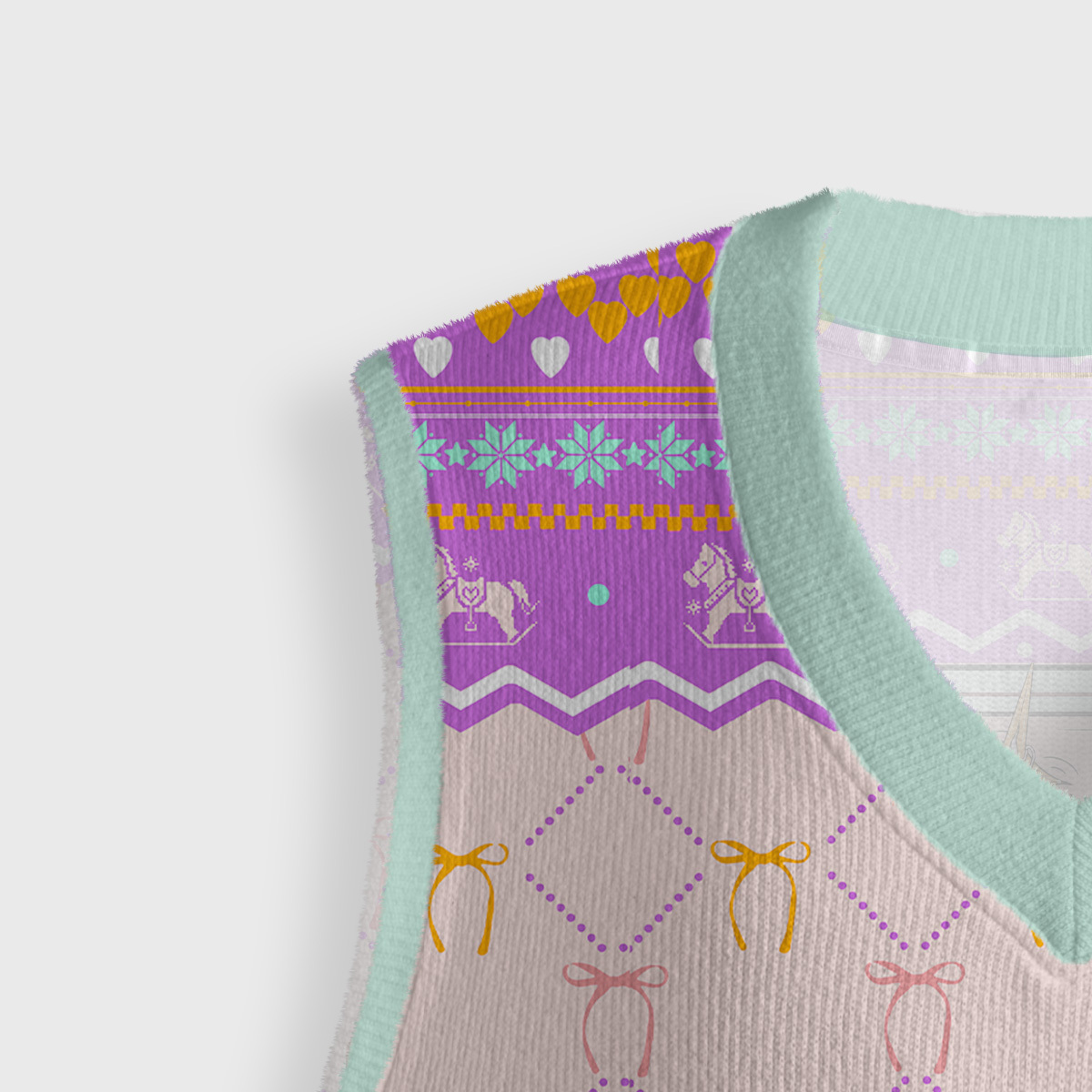 Purplehecate The Audacity Goddess Ugly Sweater Vest