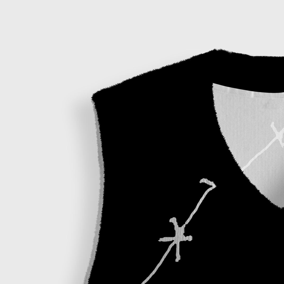 Purplehecate Nightmare Skeleton King Ugly Sweater Vest