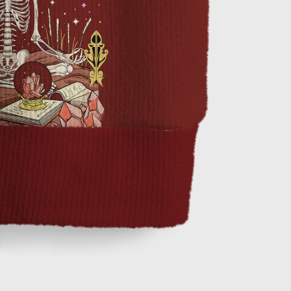 Purplehecate The Reader Tarot Ugly Sweater Vest