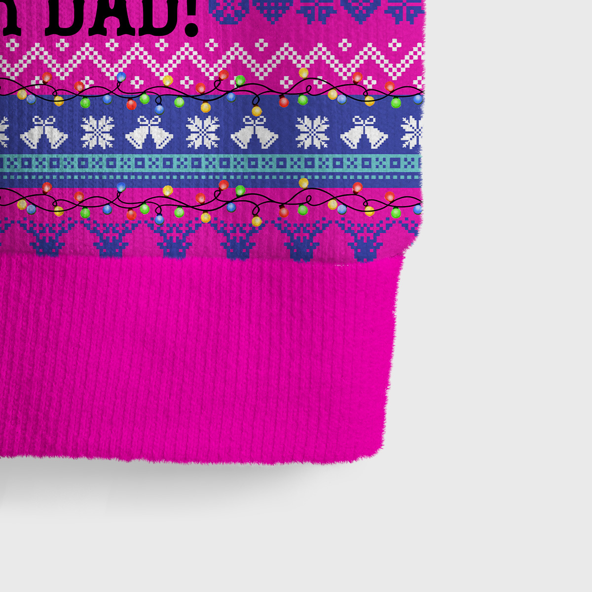 Purplehecate Good Luck Buddy Whale Ugly Sweater Vest