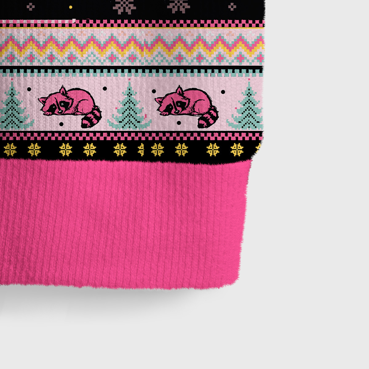 Purplehecate The Team Trash Opossum Ugly Sweater Vest