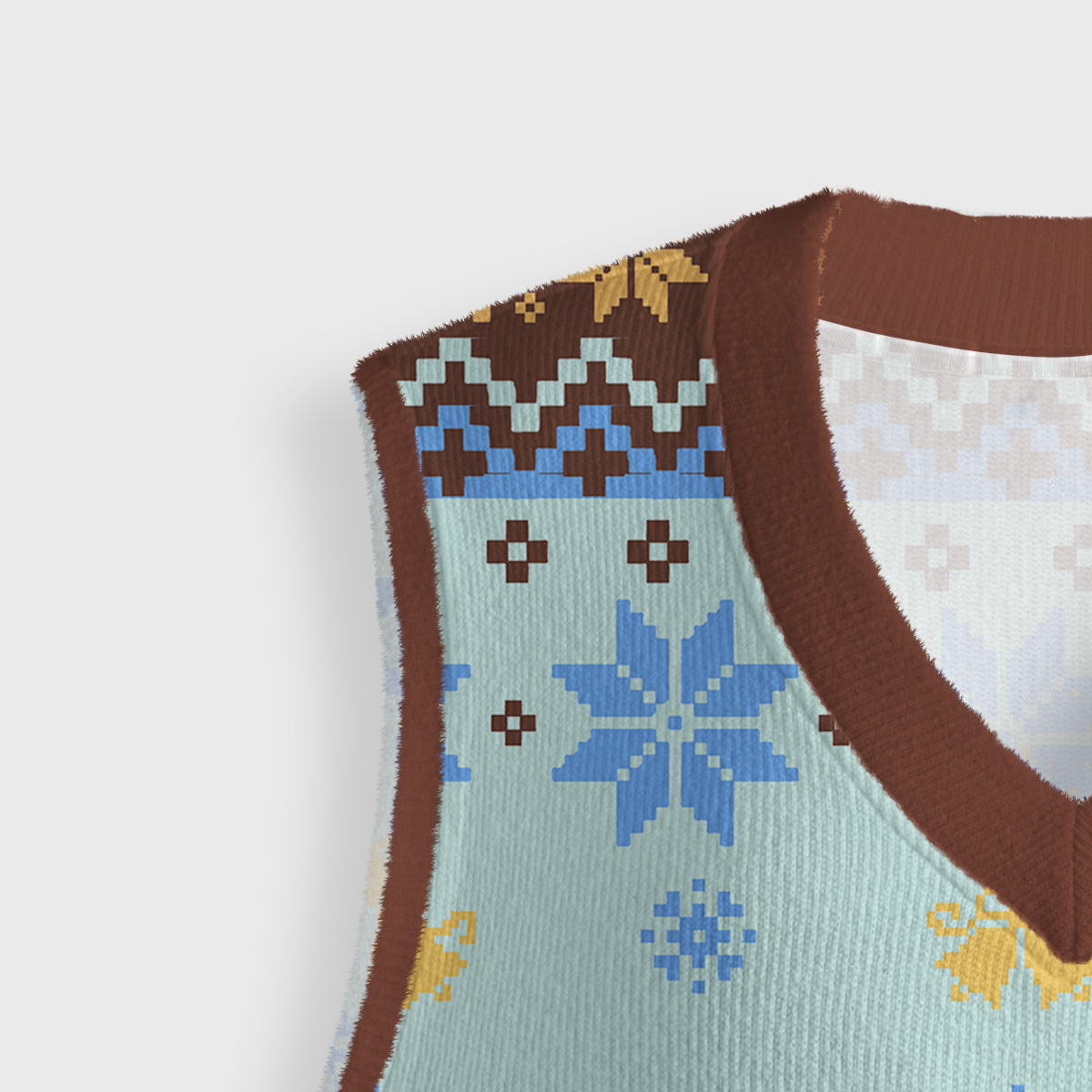 Purplehecate The Zero Of Fucks Ugly Sweater Vest