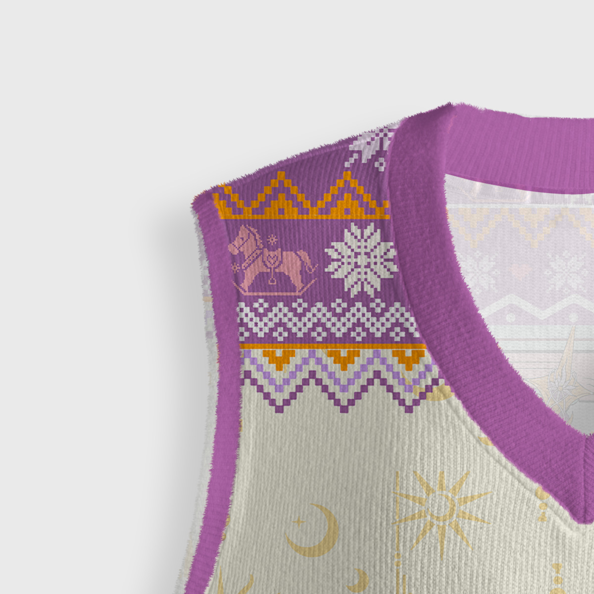 Purplehecate The Audacity Tarot Card Ugly Sweater Vest