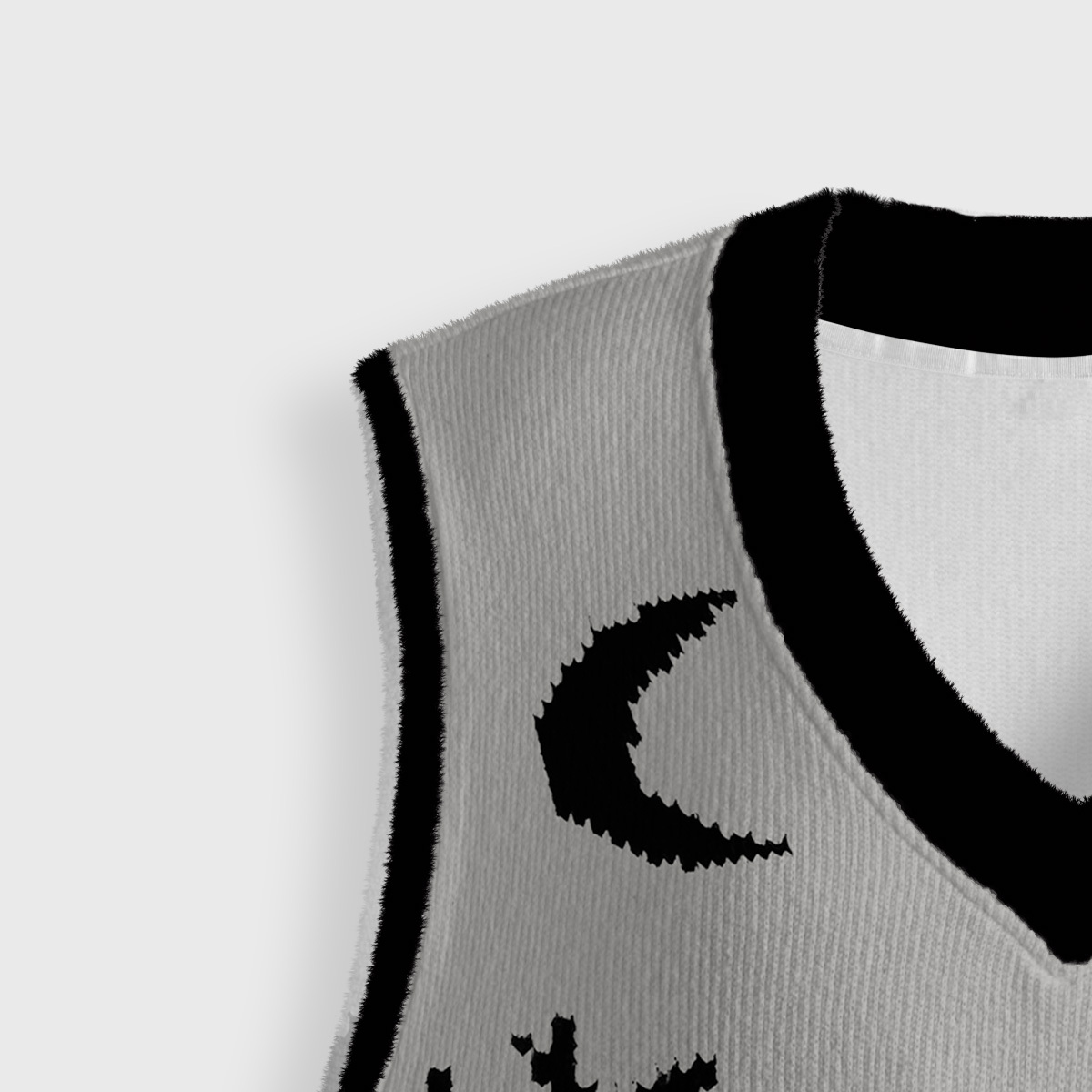 Purplehecate Ravens Over the Spooky Graveyard Ugly Sweater Vest